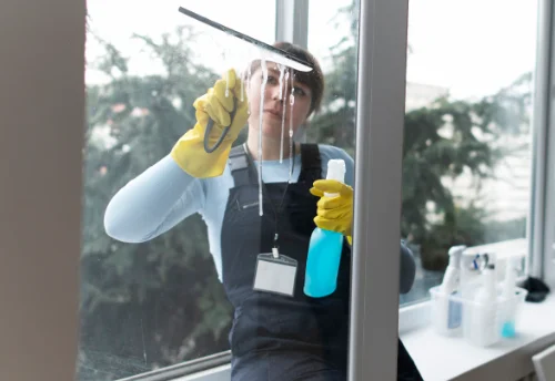 Nettoyage de vitres intérieures et extérieures à Choussy